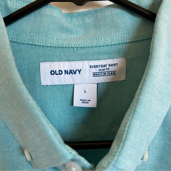 NEW Old Navy Linen Button Down Shirt - Picture 3 of 6